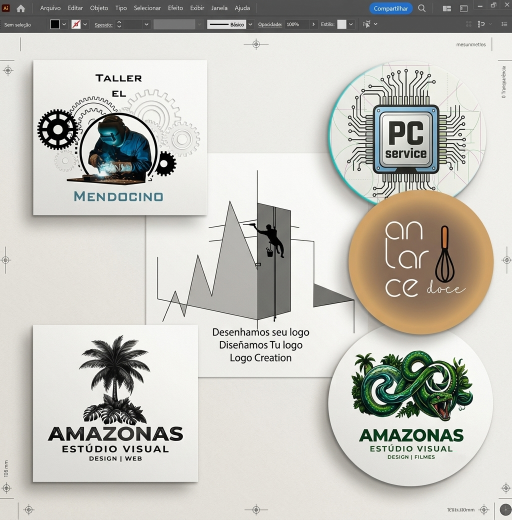 Design de Logo no Illustrator